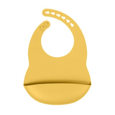 China Aproneta de silicone para bebê recém-nascido, à prova d'água, para alimentação do bebê, 81 gramas Amarelo à venda