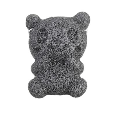 China 16 Gram Size 8*6*2.5cm Rectangular Polyurethane Foam Children Sponges Assorted Black Colors Absorbency for Cleaning for sale