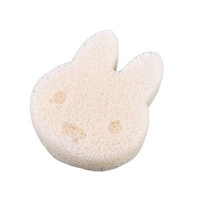 China Rabbit Shape Bath Konjac Sponge Weight Is 16Gram Non toxic Cleaning Sponge for Long lasting Durability Size Is 8*6*2.5cm for sale