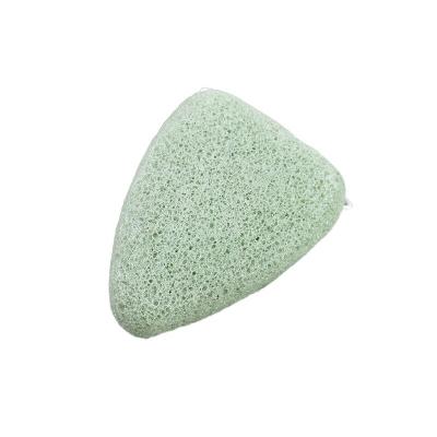 China Triangle Blue Color Absorbency Soft Body Konjac Sponge Long lasting Rectangular Shape Assorted Colors Size Is 8*6*2.5 à venda