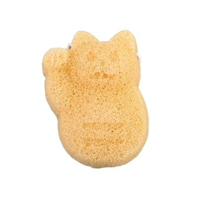 China Assorted Non Toxic Body Konjac Sponge Set Polyurethane Foam Safe Cleaning Lucky Cat Fun Yellow Colours 16 Gram 8*6*2.5cm zu verkaufen