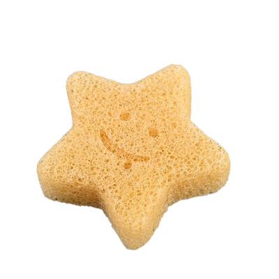 Cina Smiley Face Giallo 16 grammi Morbido Bambini Spugna di Konjac Assorbente Durabilità Duratura Senza profumo per una pulizia delicata in vendita