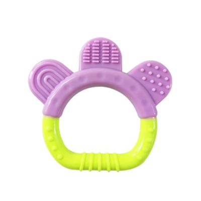 China 2 Colors 24 Gram Silicone Baby Teether Little Hands BPA Free Teething Toys With Size Is 8.8*9.3 cm And Weight Is 24 Gram Te koop