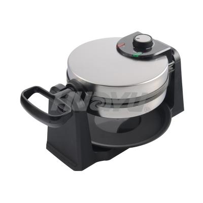 China Outdoor Professional Automatic Electric Waffle Maker Non-Stick Baking Rotary Waffle Maker for sale