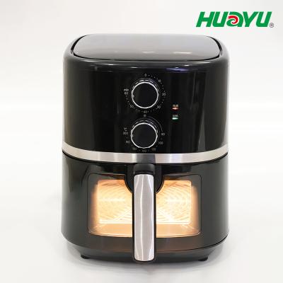 China Wholesale Big Sale Digital Air Fryer Nonstick Outdoor Hot Oilless Deep Cooking Air Fryer Sight Glass Healthy Deep Fryer for sale