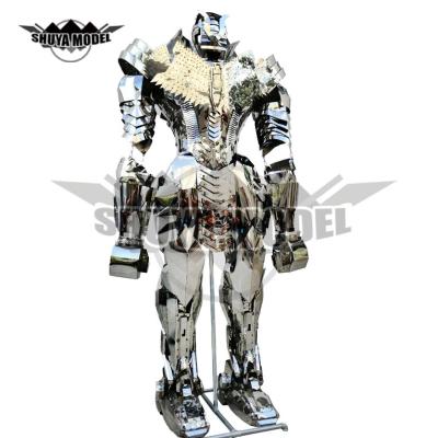 China from above & Spades 2021 hot sale Optimus foam blue head robot/stainless steel custom cosplay armor costume for sale