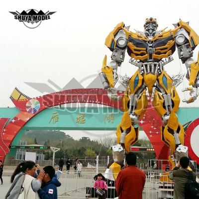 China Europe Handmade Popular Folk Arts And Crafts Large Life Size Iron Robot Sculpture for sale