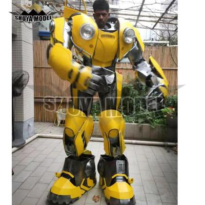 China Adult Costume Sets Super Size Robot Led Luminous Robot Costume for sale