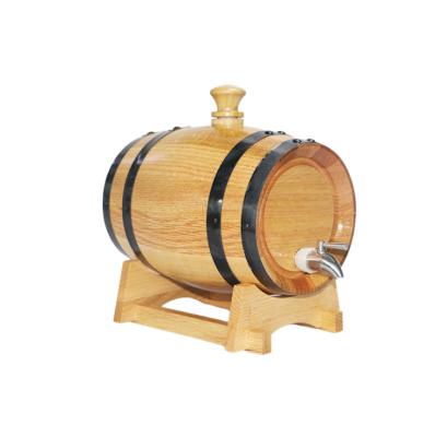 China Viable wooden barrels for sale oak wine barrels home bar using whiskey barrel wine dispenser for sale