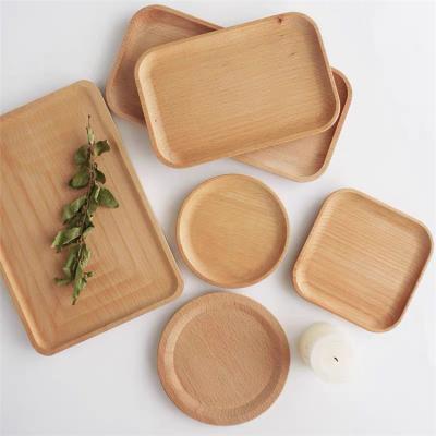 China Home Hotel Restaurant Aesthetically Pleasing Custom Kitchen Tools Cheap Price Wooden Tray for sale