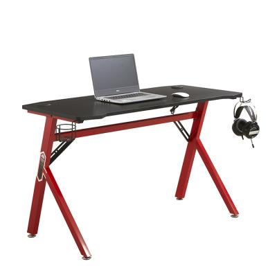 China Wholesale Height Customization Adjustable Computer Game Table PC Desk With Steel Legs for sale