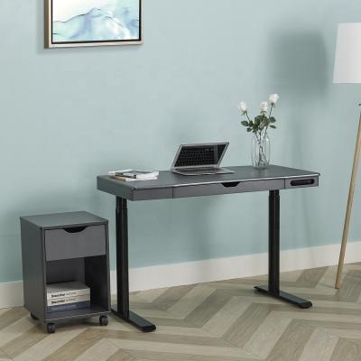 China 2020 Modern Hot Electric Height Adjustable Standing Desk For Home Office Work for sale