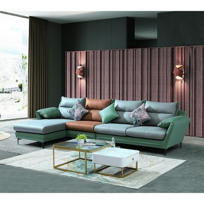 China Comfortable Easy To Move High Quality Technology Fabric Material Modern Leisure Living Room Sofa for sale