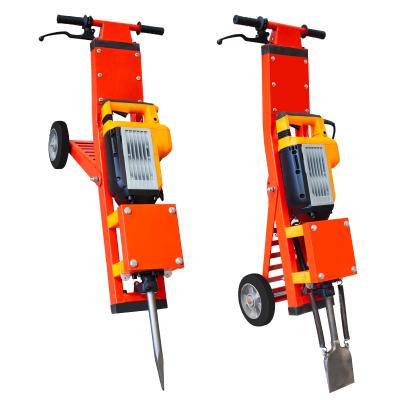 China Building Material Shops YTDP-2500z Hot Selling Hand Pushing Tile Crushing Car for Tile Crushing and Dismantling Demolition Electric Hammer Drill for sale