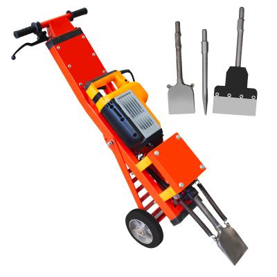 China Building Material Shops Hot Selling YTDP-2500z Hand Pushing Tile Crushing Car For Tile Crushing And Dismantling Demolition Hamm HighQualiter Electric Drill for sale