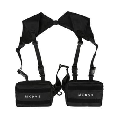 China Water Proof Universal Tactical Adjustable Radio Chest Rig Bag For Two Way Radio for sale