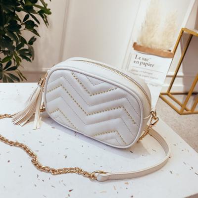 China 2019 Hot Selling Water Proof USA PU Leather Waist Belt Bags For Women Fashion Quilted Fanny Packs for sale