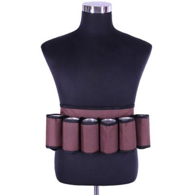 China Fashionable Belt Wine Carrier Six Pack of Wine Racks for sale