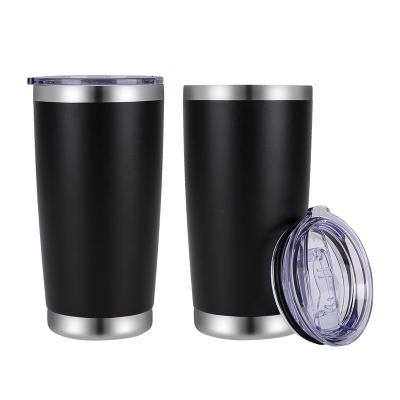 China Durable Double Wall Stainless Steel Travel 20oz Tumbler Sublimation Mug With Straw for sale