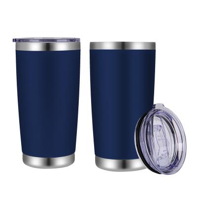 China Sustainable Custom Logo 20oz Tumbler Coffee Cups Double Wall Insulated Vacuum Stainless Steel Travel Mug for sale