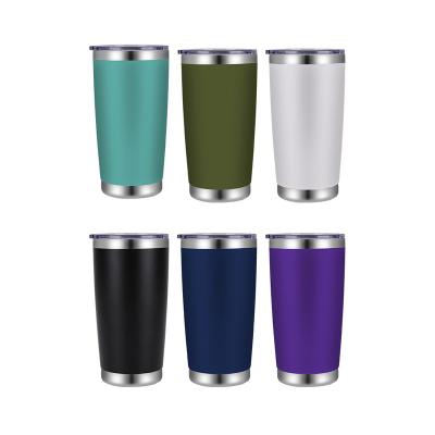 China Sustainable 20 oz Tumbler Stainless Steel Double Wall Vacuum Insulated Sublimation Mugs With Custom Printing for sale