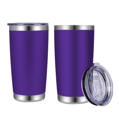 China Wholesale 20oz Custom Tumbler Viable Travel Vacuum Cup Car Mug for Sublimation Printing for sale