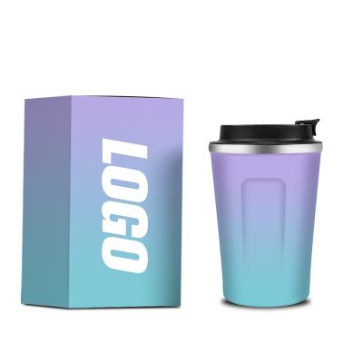 China Viable 380/510ML Insulated Sublimation Coffee Mug Powder Coated 304 Stainless Steel Double Wall Tumbler With Custom Logo for sale