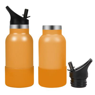 China Sustainable Double Wall Stainless Vacuum Flask Insulated Stainless Steel Water Bottle With Custom Logo for sale