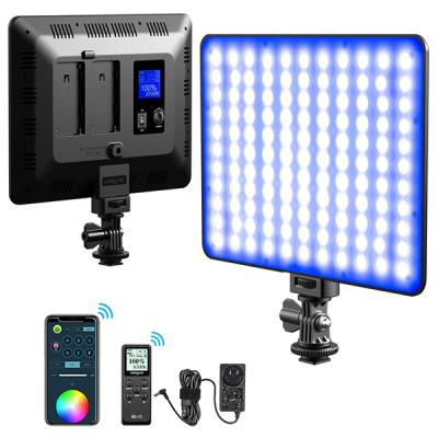 China Aluminum+ABS Weeylite sprite20 RGB LED Photography Light 2500K-8500K Video Lighting Remote Control Phone APP For YouTube Stream Tik Tok for sale