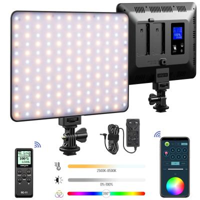 China Aluminum+ABS Weeylite sprite20 photography video lighting led RGB head light for streaming video recording lecture YouTube game for sale