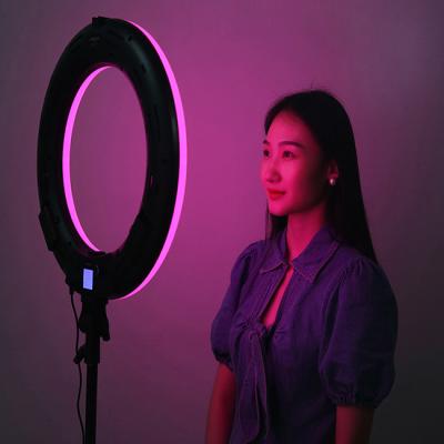 China Weeylite Viltrox WE-10S Ring Light Camera 18 Inch Ring Live Light With Aluminum Alloy WE-10S Stand for sale