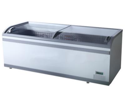 China 2.1m Ice Cream Horizontal Supermarket Island Freezer for sale