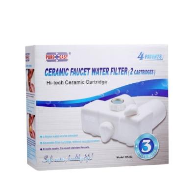 China Home Use Two Cartridges Water Treatment Systems Faucet Water Filter for sale