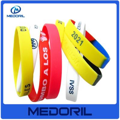 China Custom brand logo personalized silicone bracelets with cheap price for sale