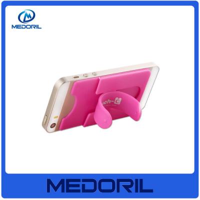 China Eco-friendly Silicon 3M Sticker Mobile Phone Stand/Cell phone sticker card holder for sale