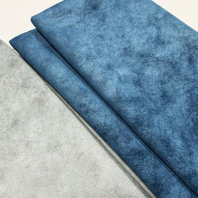 China Breathable Polyester Knitted Velvet For Sofa Upholstery Fabric for sale