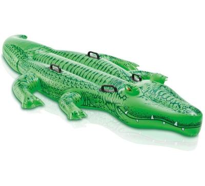 China Intex 58562 Women's Intex 58562 Inflatable Animal Ride Toy Crocodile Ride-On Kids Play With 4 Heavy Duty Handles for sale