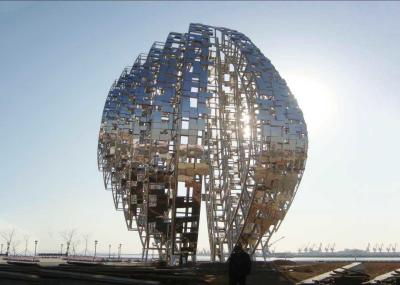 China Het abstracte Grote Openluchtmonument van het Beeldhouwwerk Moderne Metaal voor Vierkante Decoratie Te koop