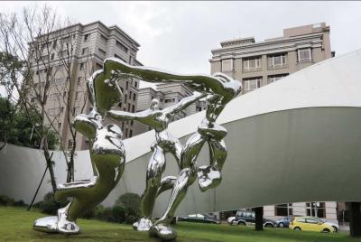 Cina Arte moderna fatta a mano del metallo della scultura degli ss per la decorazione del paesaggio in vendita