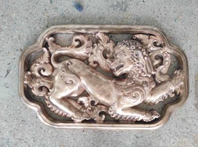 China Decoratieve Metaal Dierlijke Beeldhouwwerken, Oud de Hulpbeeldhouwwerk van de Bronsmuur Te koop