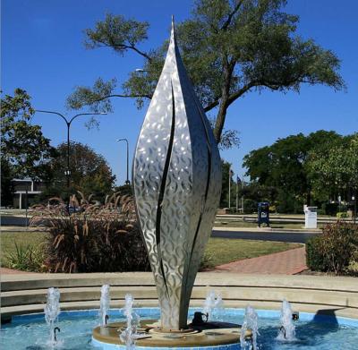 China Edelstahl der Piazza-Dekorations-großer Skulptur-Garten-Statuen-316L im Freien zu verkaufen