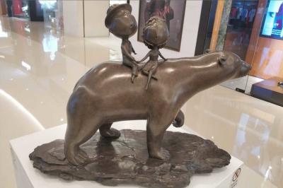 Chine Petite longueur d'intérieur à la maison décorative de la sculpture en bronze 0.5m à vendre