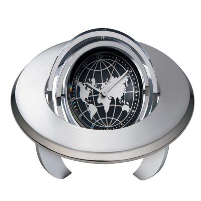 China LUMINOVA Globe Planet Spinning Clock with Personalization or Frame for sale