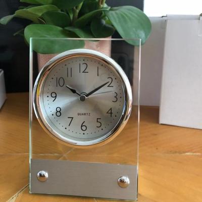 China LUMINOVA Personalized Office Table Glass Clocks for sale