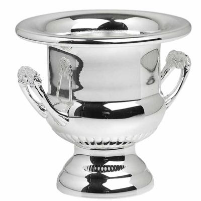 China European Style Trophy Gift Or Award Cup Premium Metal Silver Trophies With Custom Engraving for sale