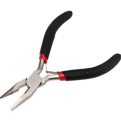 China Good Quality 4.5in Mini Long Nose Pliers Multi Function Purpose Pliers Multi Functional Pliers With Two-color PVC Handle for sale