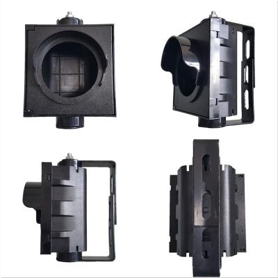 China Flip Door Integrated Body 100MM Body 1-PC Body Traffic Light Part Plastic Housing for sale