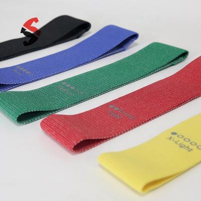 China Polyester Fabric Exercise Resistance Band Hip Training Resistance Band Loop Band for sale