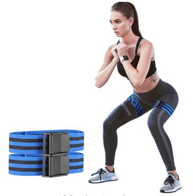 China Polyester Fabric Blood Flow Restriction Tapes For Glutes Hip Building FBs Wearable Tapes For Occlusion Training for sale