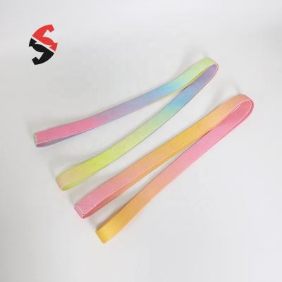 China Polyester fabric factory price fitness training resistance band exercise resistance band with customized color and logo for sale